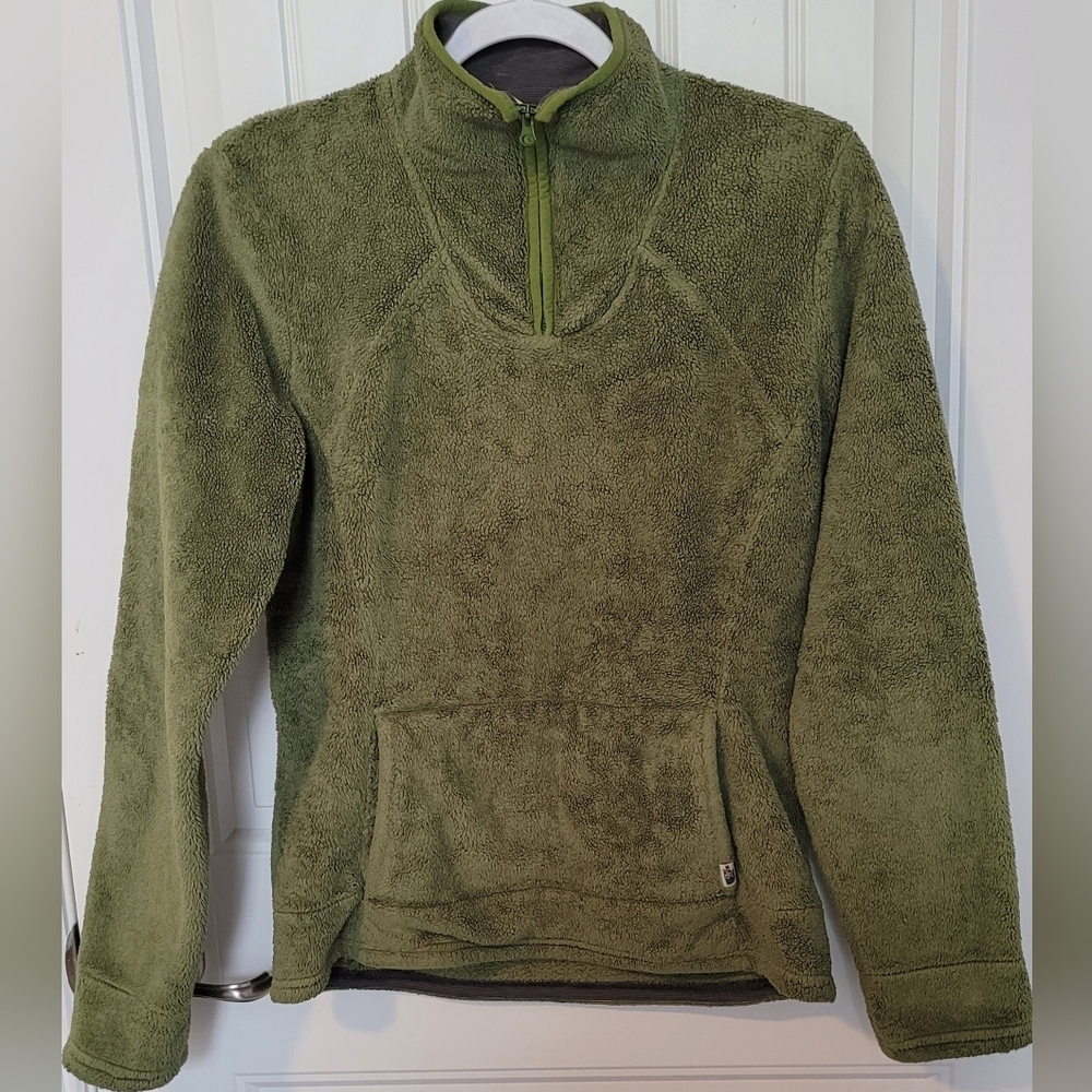 Olive Green Fleece Pullover
